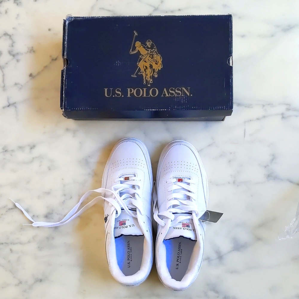NWT. U.S. Polo Assn. Men's Synthetic Upper Sneakers Shoes.